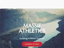 Tablet Screenshot of massifathletics.com